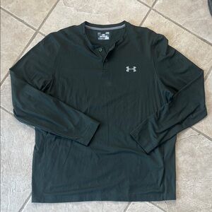 Under Armour Men's Dark Green Long Sleeve Shirt